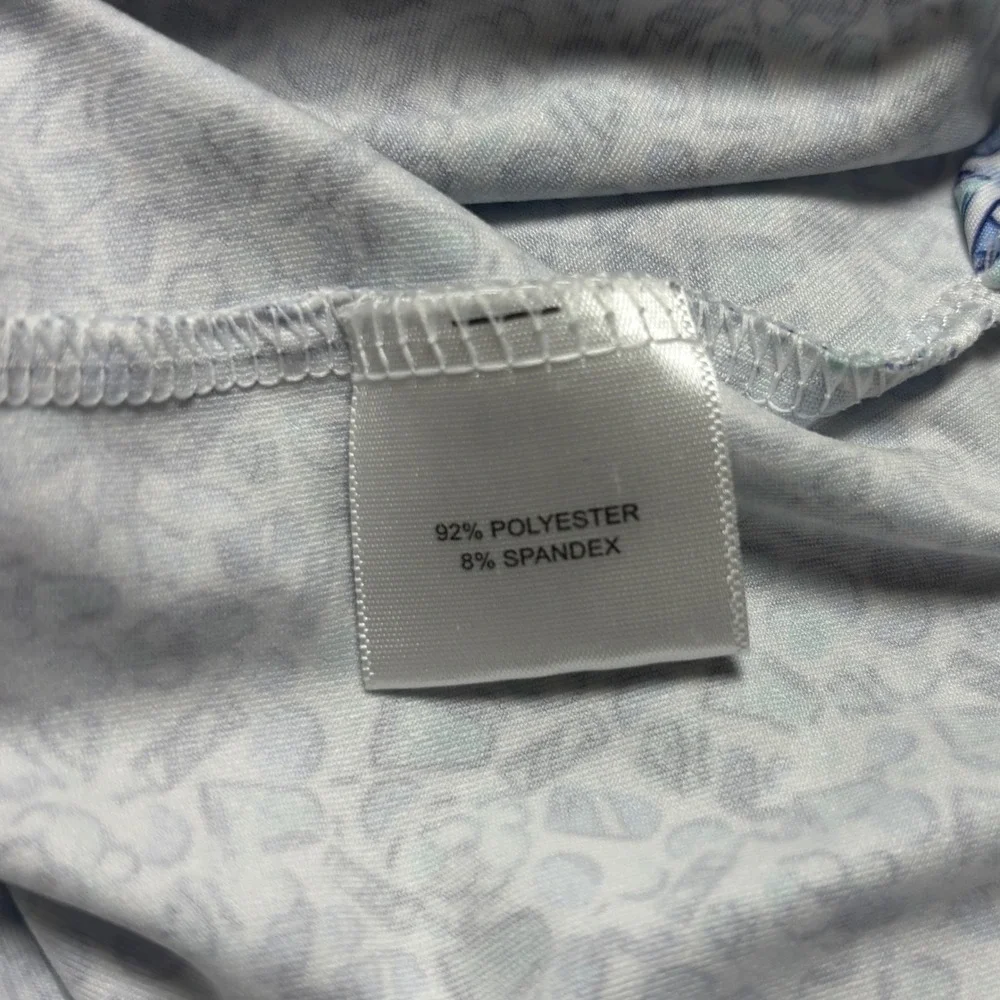 Peter Millar Summer Comfort TPC Mens L Beverage AOP Print Players PGA Golf Polo